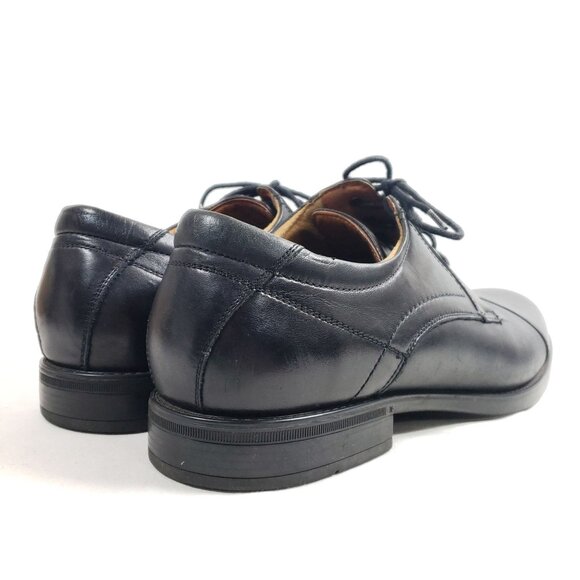 Florsheim Mens Size 13 Black Leather Cap Toe Oxford Dress Shoes - Picture 4 of 8